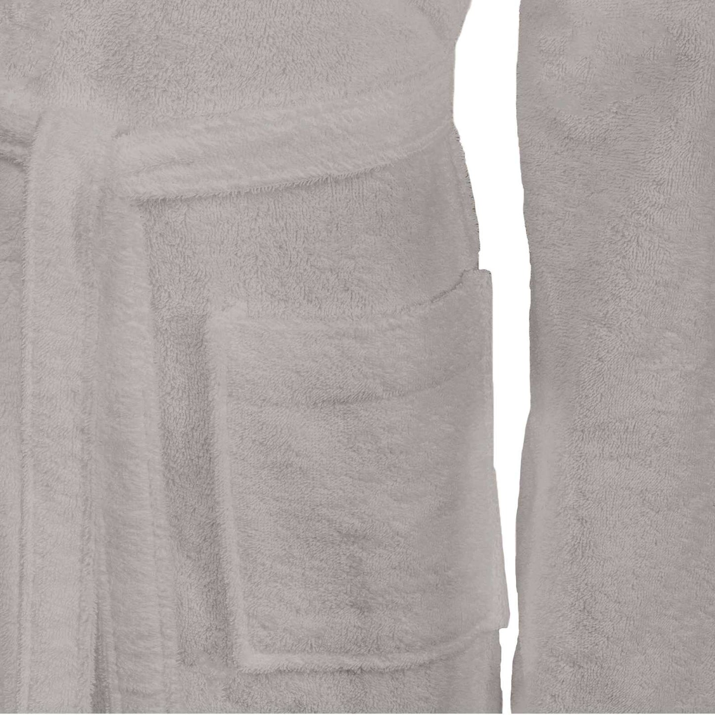 Bathrobe KINN Grey M Cotton