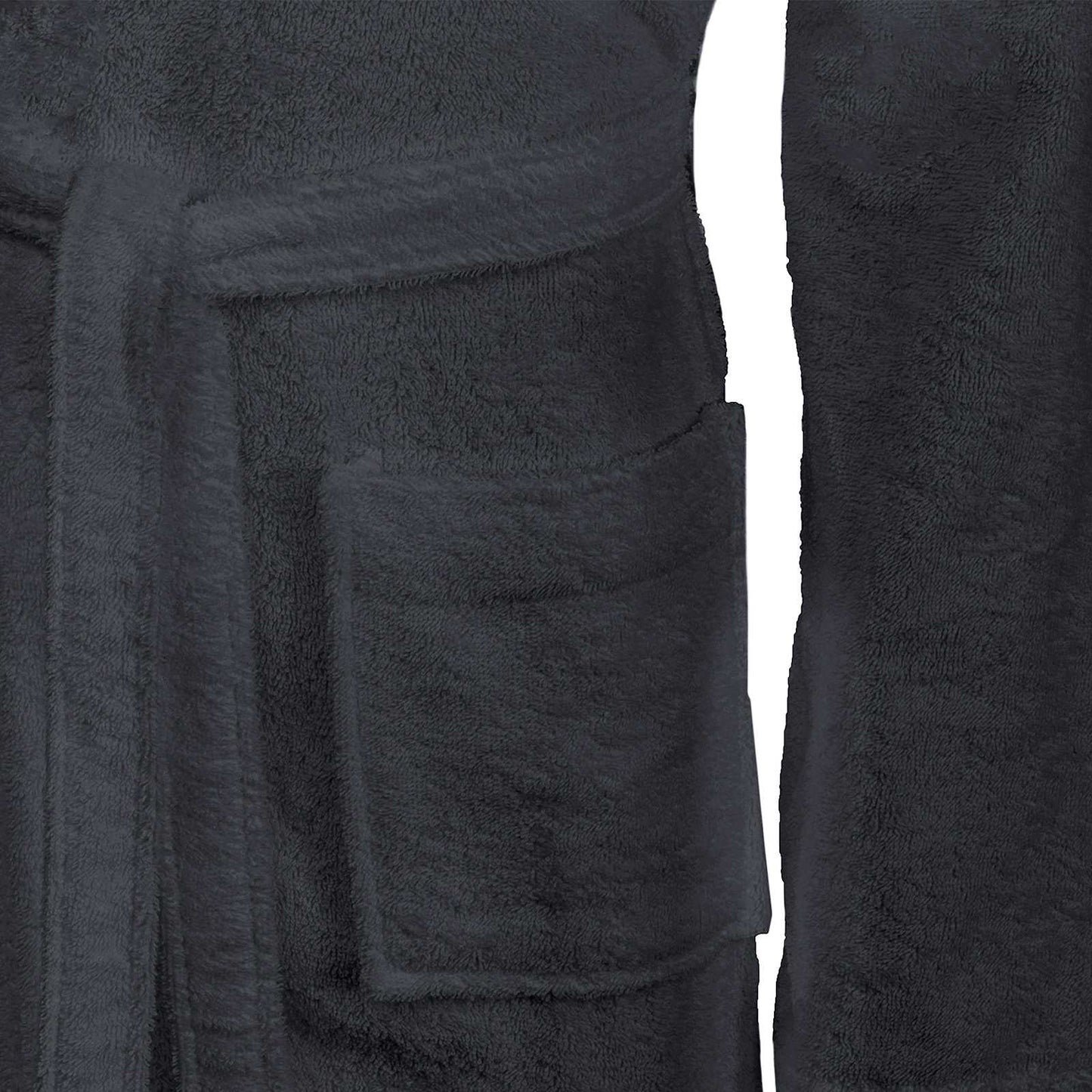 Bathrobe KINN Anthracite L Cotton