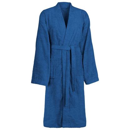 Bathrobe KINN Blue L Cotton