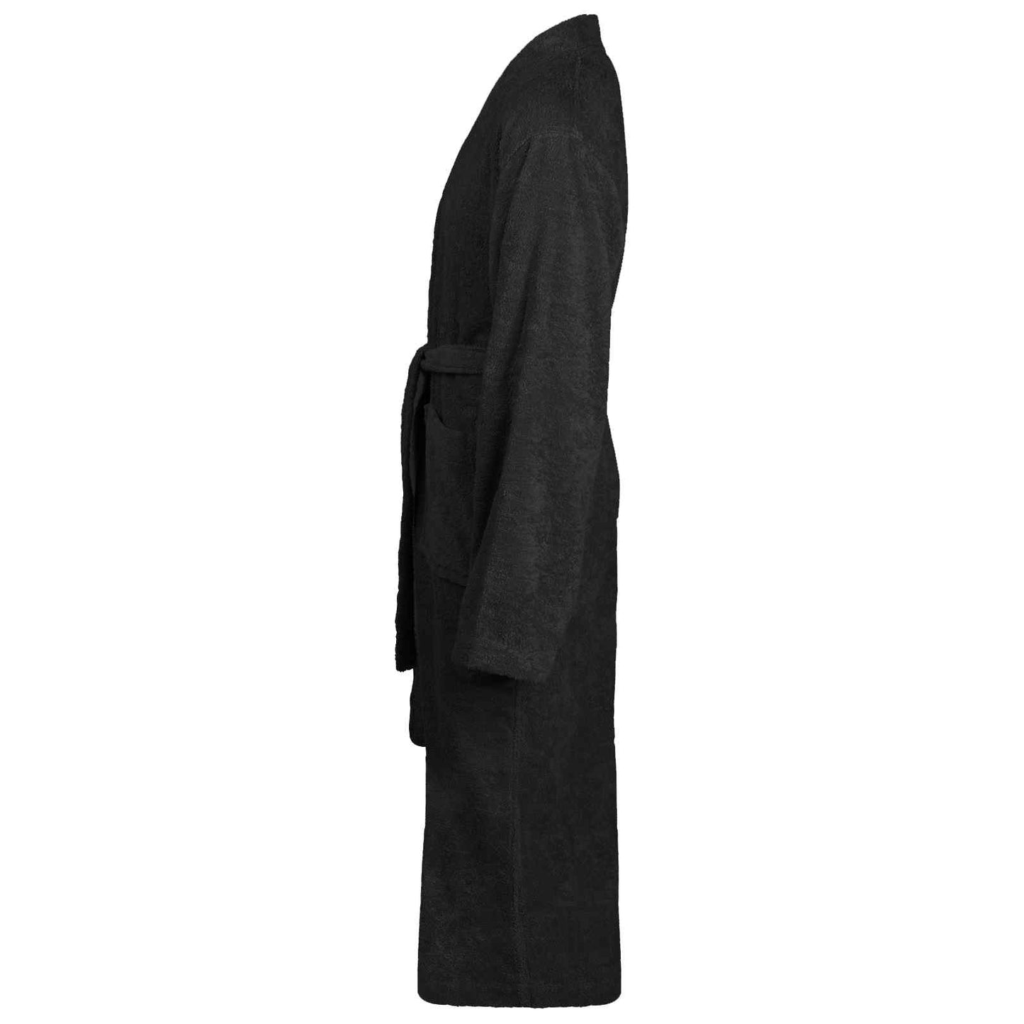 Bathrobe KINN Black S Cotton