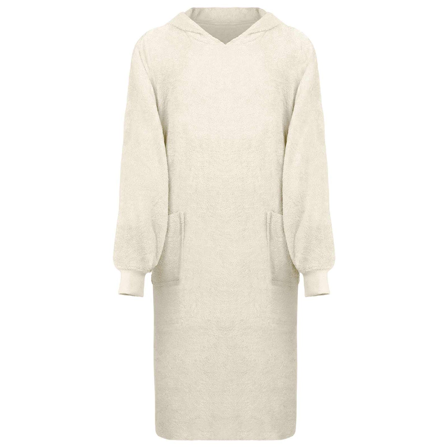 Blanket Hoodie KINN Cream XL Cotton