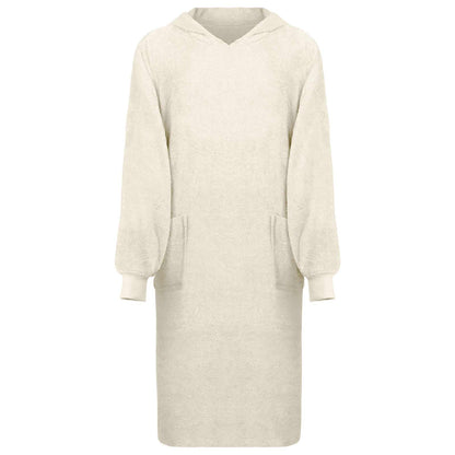 Blanket Hoodie KINN Cream XL Cotton