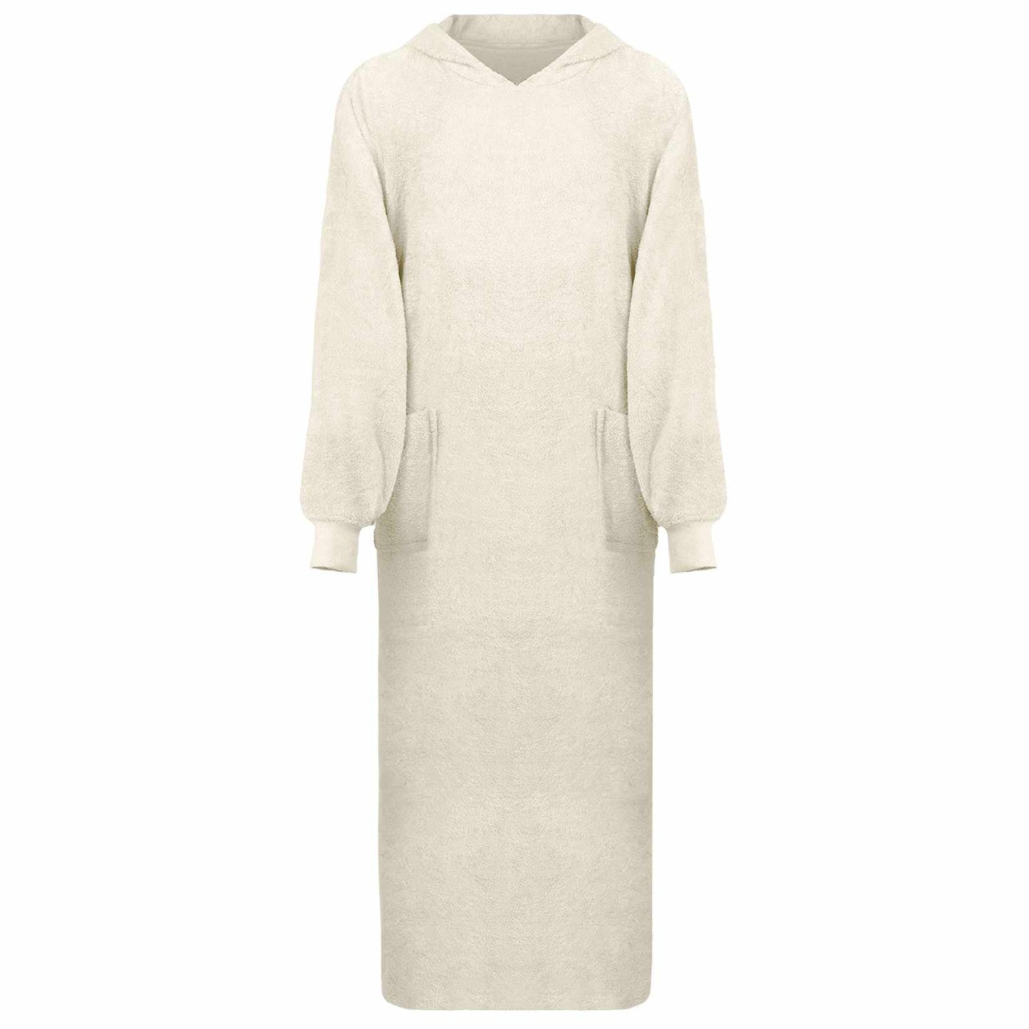Blanket Hoodie KINN Cream XXL Cotton