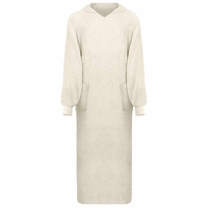 Blanket Hoodie KINN Cream XXL Cotton