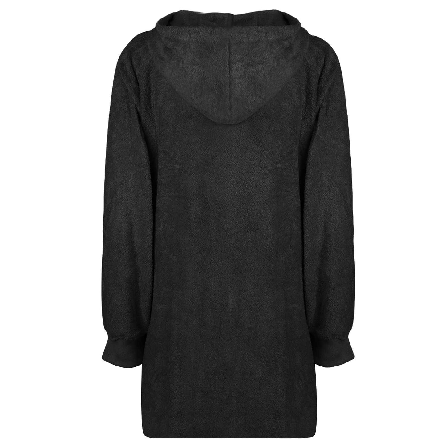 Blanket Hoodie KINN Black L Cotton