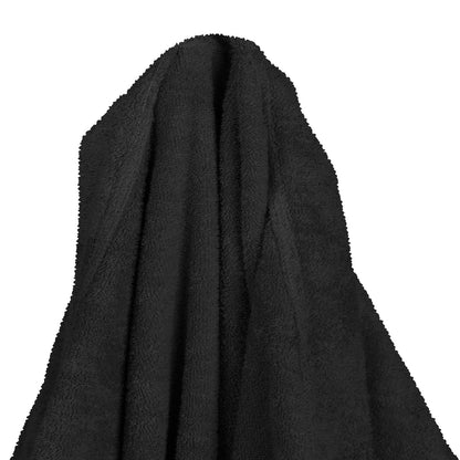 Blanket Hoodie KINN Black XL Cotton