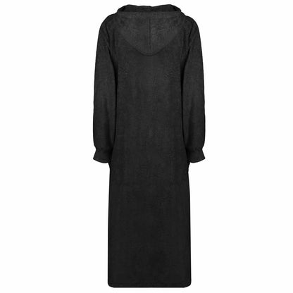 Blanket Hoodie KINN Black XXL Cotton