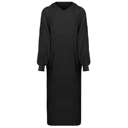 Blanket Hoodie KINN Black XXL Cotton