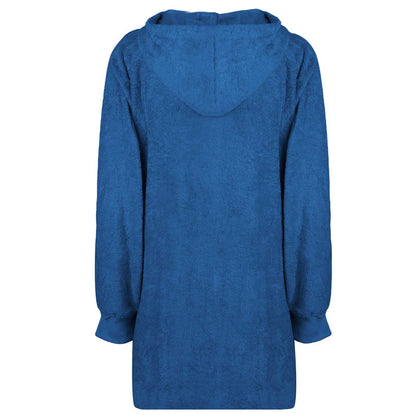 Blanket Hoodie KINN Navy L Cotton