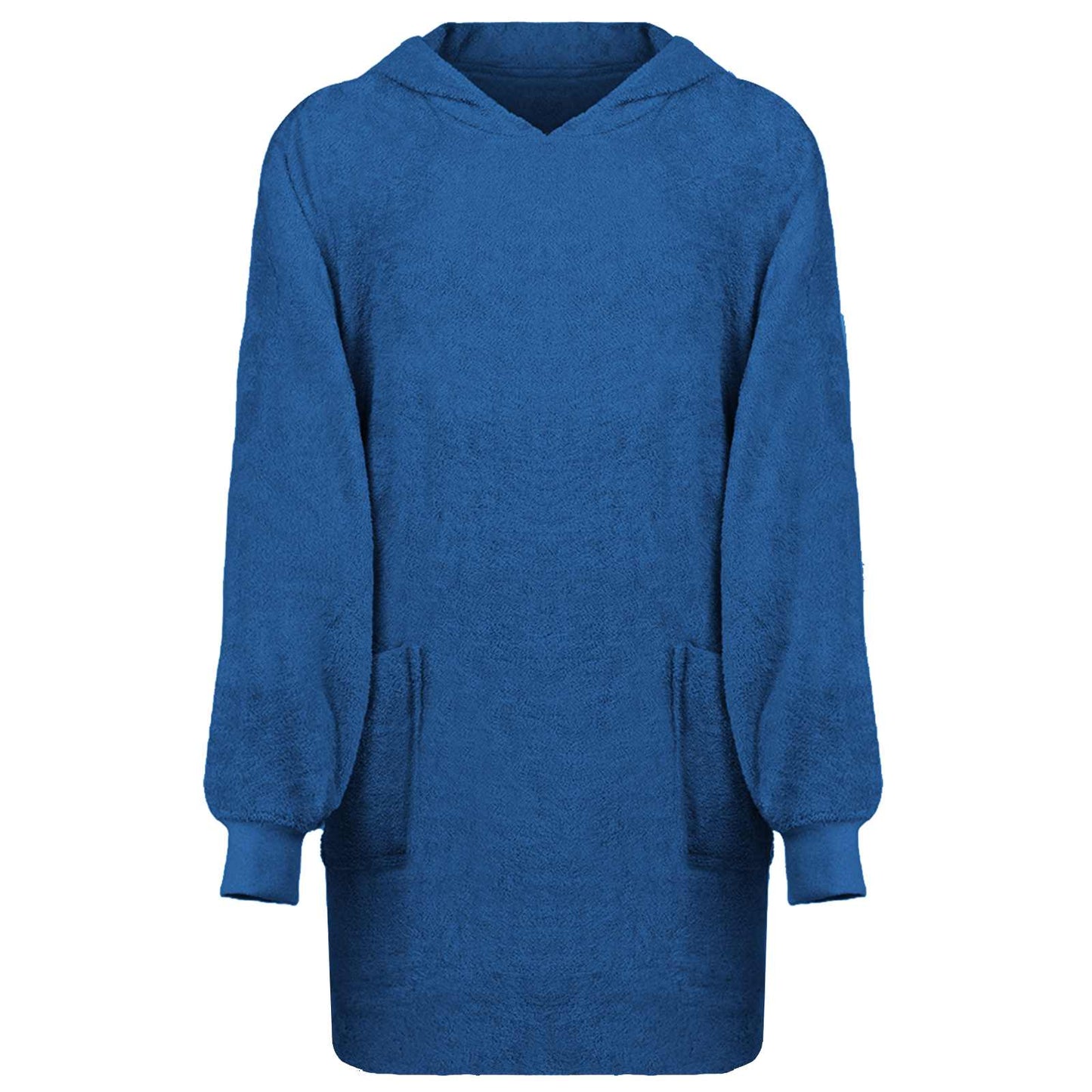 Blanket Hoodie KINN Navy L Cotton