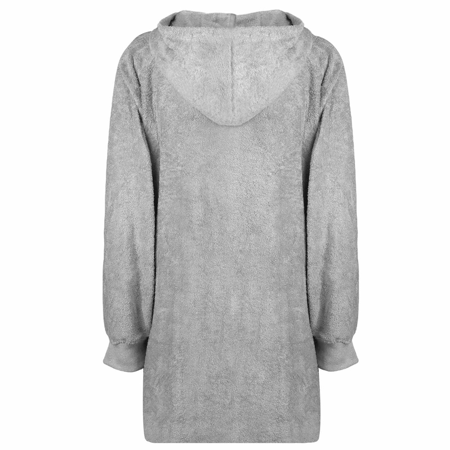 Blanket Hoodie KINN Grey L Cotton
