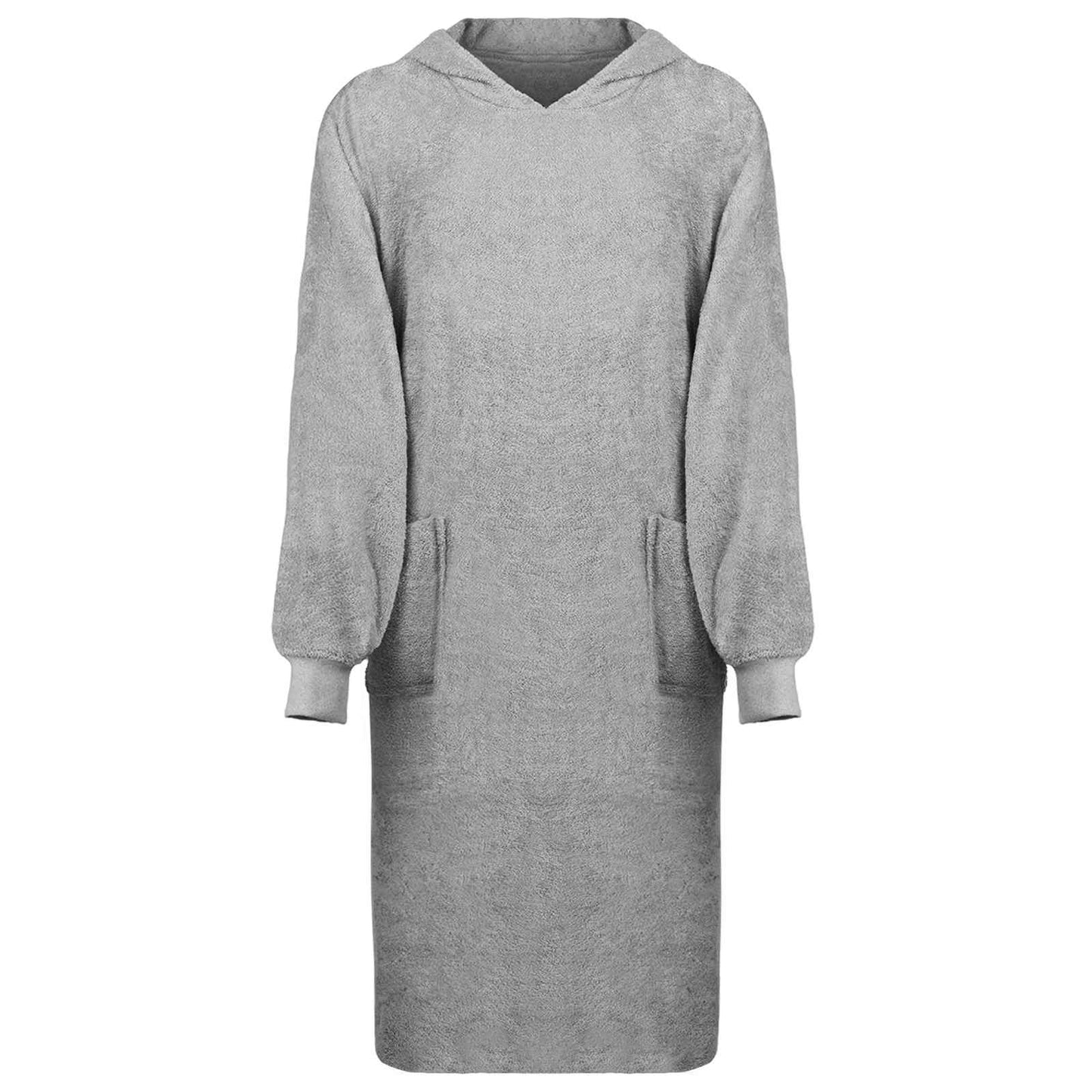 Blanket Hoodie KINN Grey XL Cotton