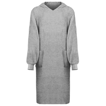 Blanket Hoodie KINN Grey XL Cotton