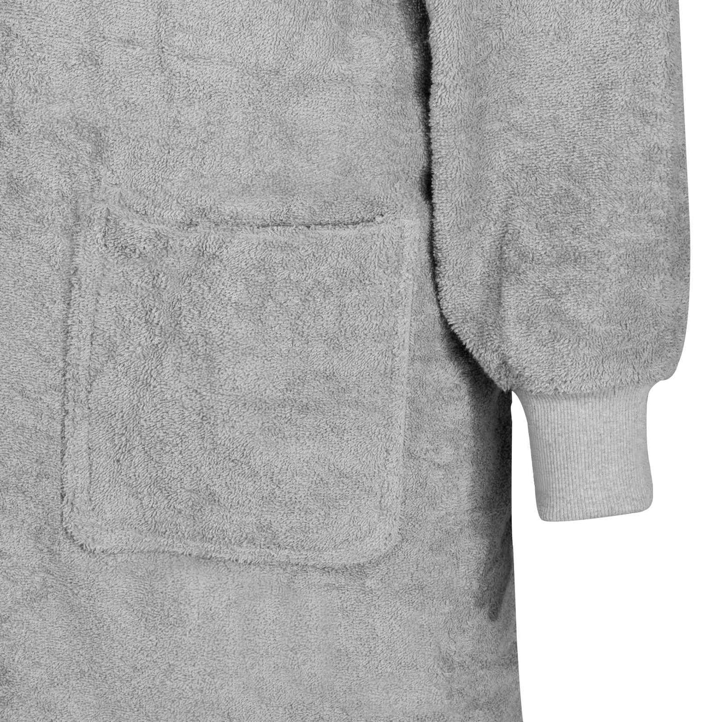 Blanket Hoodie KINN Grey XXL Cotton