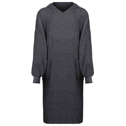 Blanket Hoodie KINN Anthracite XL Cotton