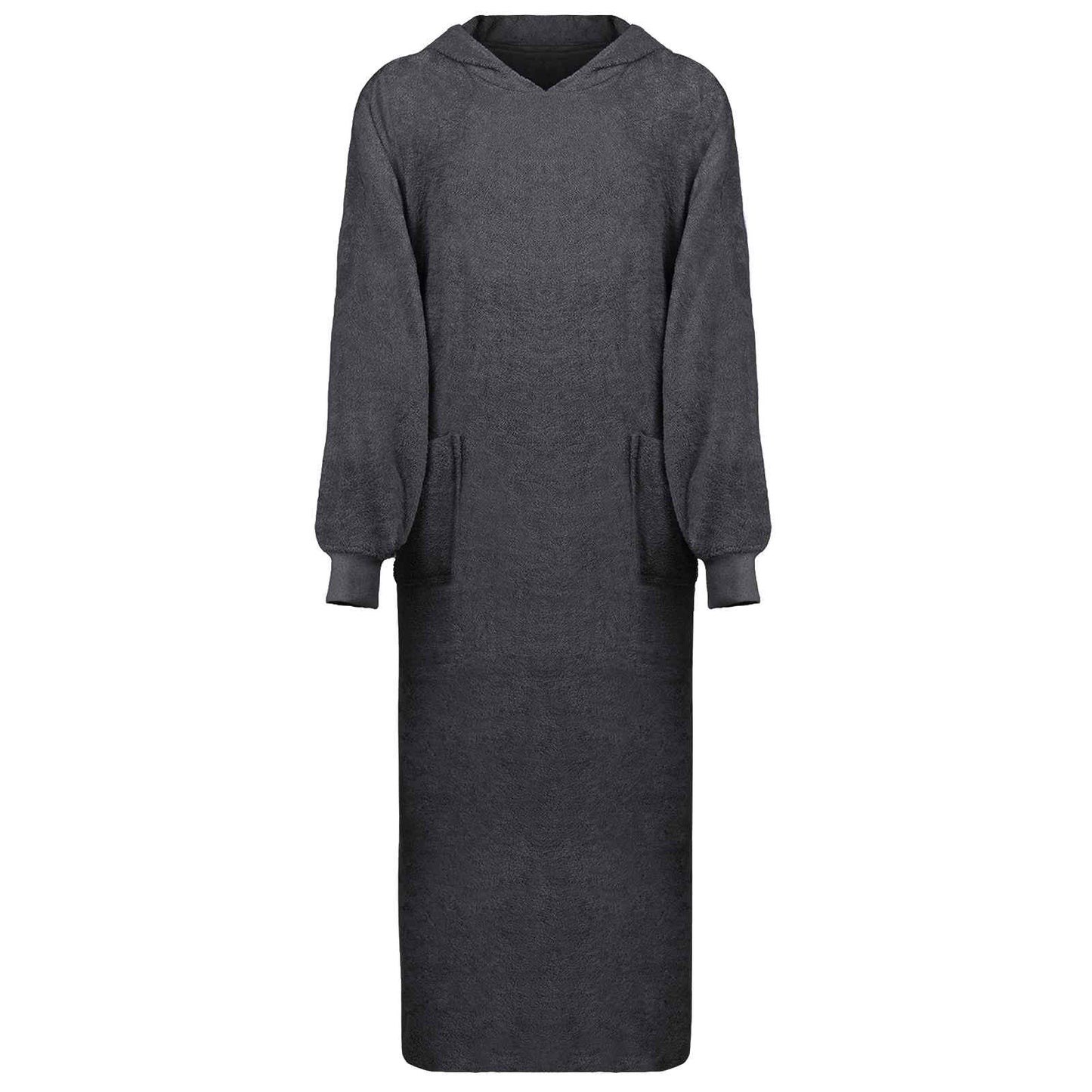 Blanket Hoodie KINN Anthracite XXL Cotton