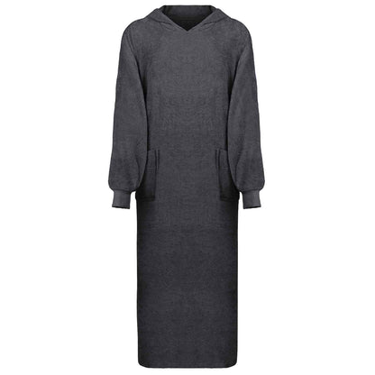 Blanket Hoodie KINN Anthracite XXL Cotton