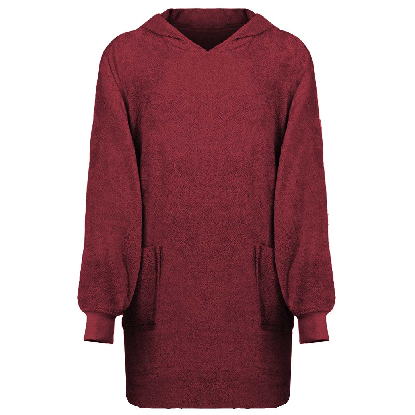 Blanket Hoodie KINN Red L Cotton
