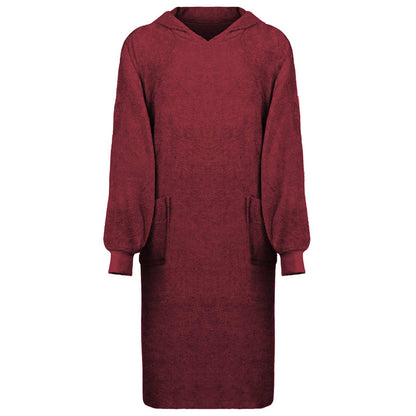 Blanket Hoodie KINN Red XL Cotton