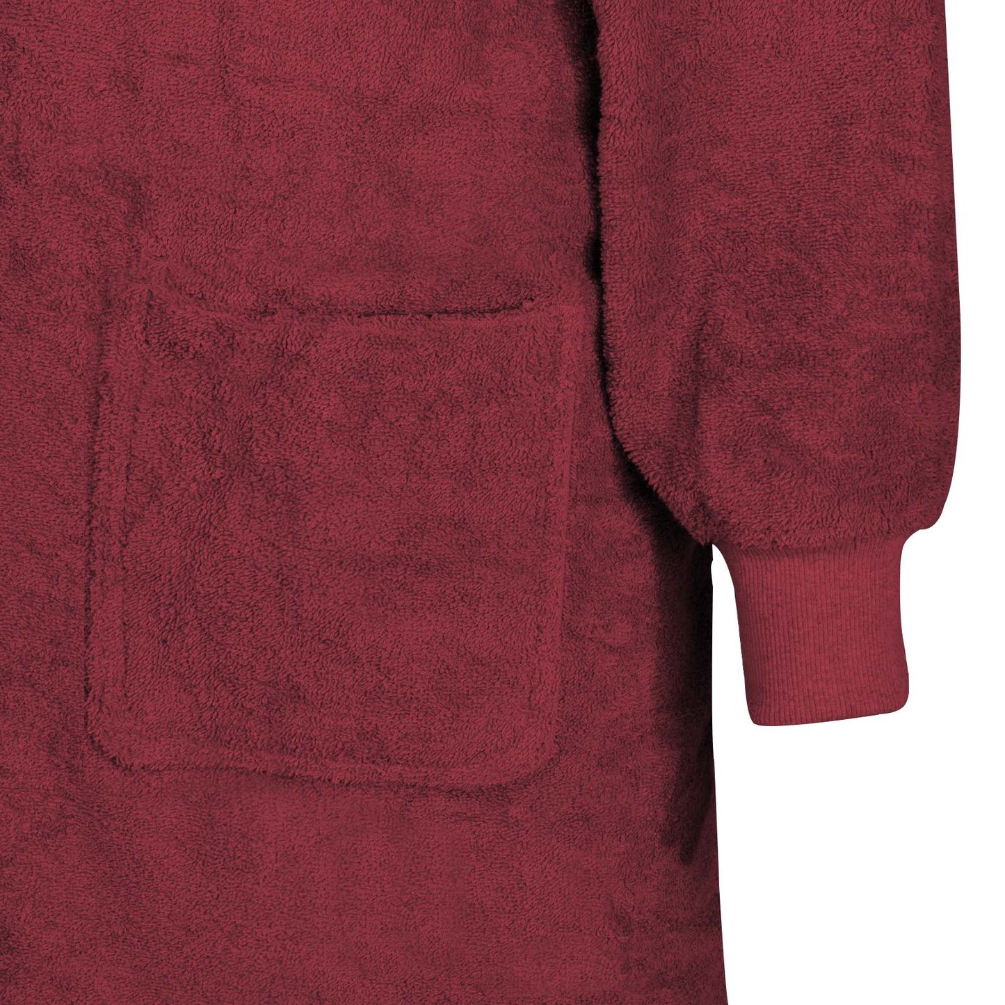 Blanket Hoodie KINN Red XXL Cotton