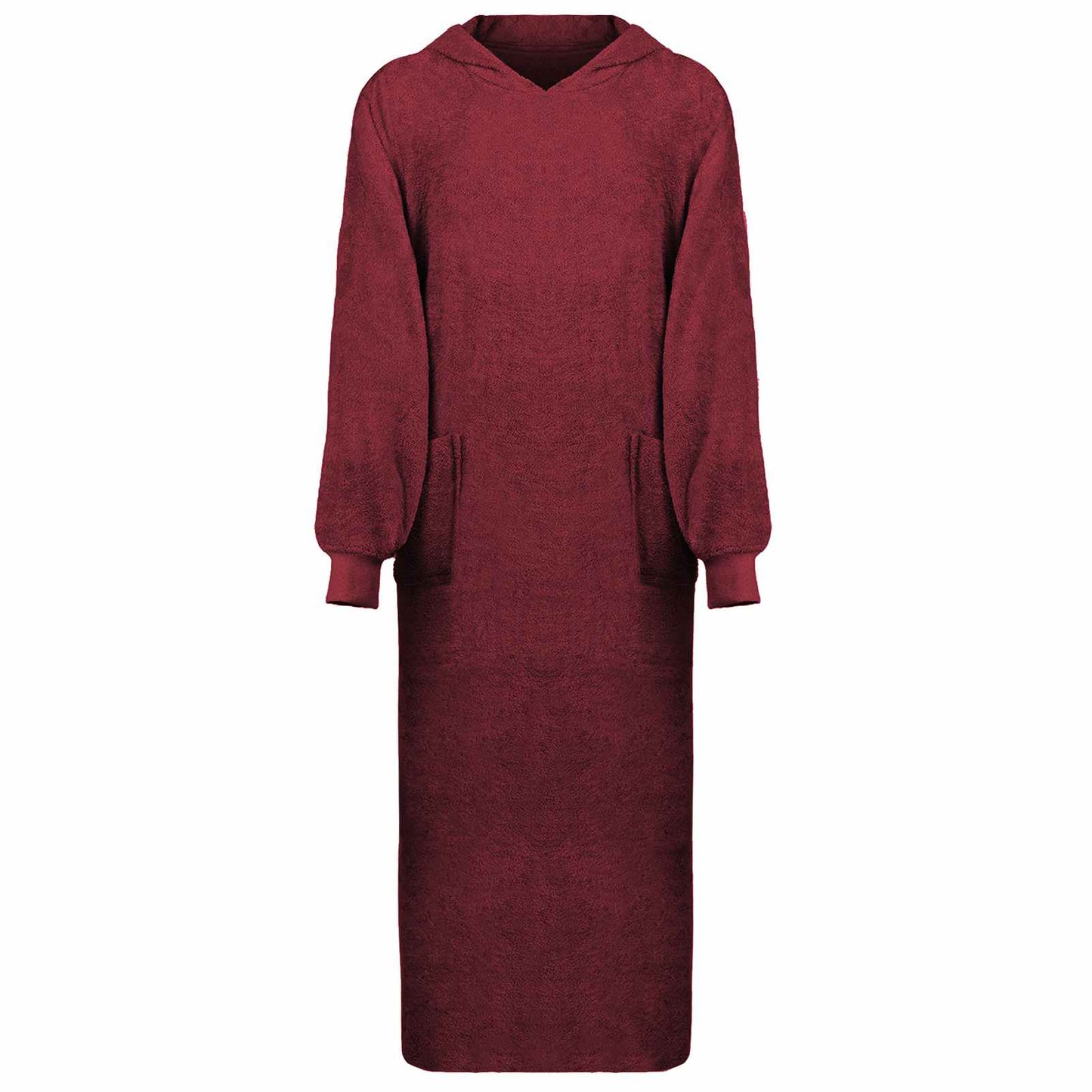 Blanket Hoodie KINN Red XXL Cotton