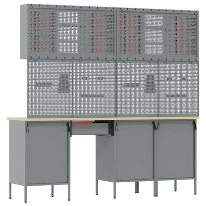 Work Cabinet Set with Drawer with Storage Manual 10 pcs Red