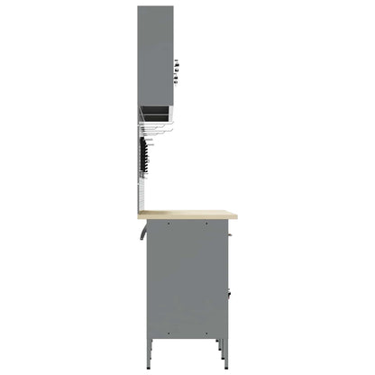 Work Cabinet Set with Drawer with Storage Manual 10 pcs Red