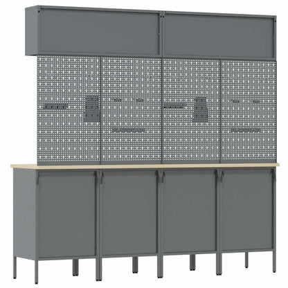 Work Cabinet Set with Drawer with Storage Manual 10 pcs Red