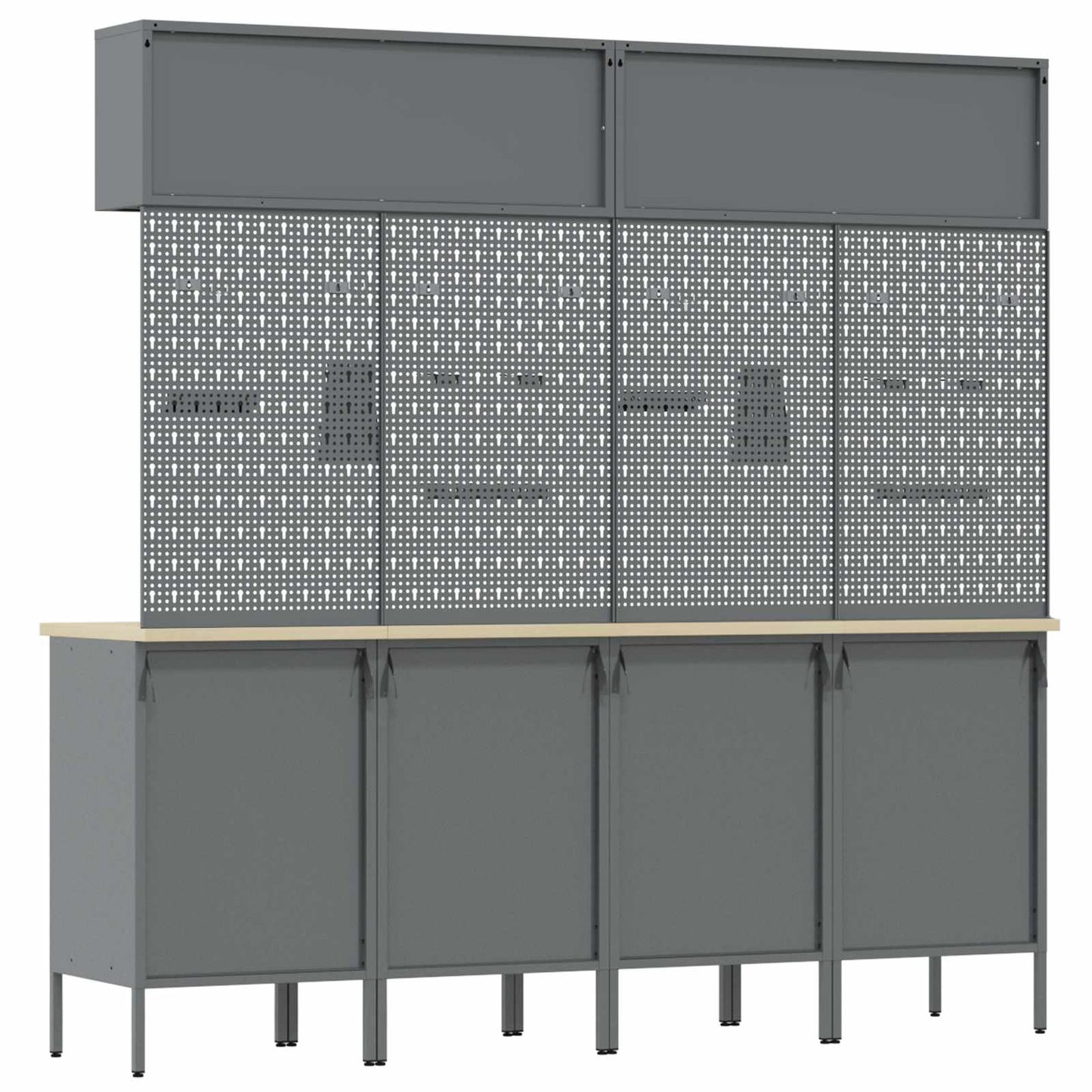 Work Cabinet Set with Drawer with Storage Manual 10 pcs Red