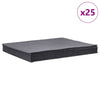 Oil Absorbent Pads 25 pcs Grey 40x50 cm