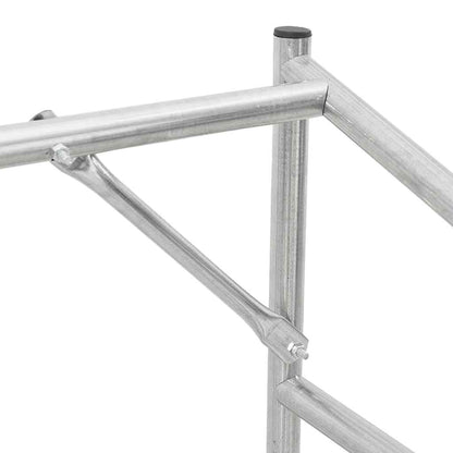Firewood Rack with Rain Cover 101x61x110.5 cm Galvanised Steel