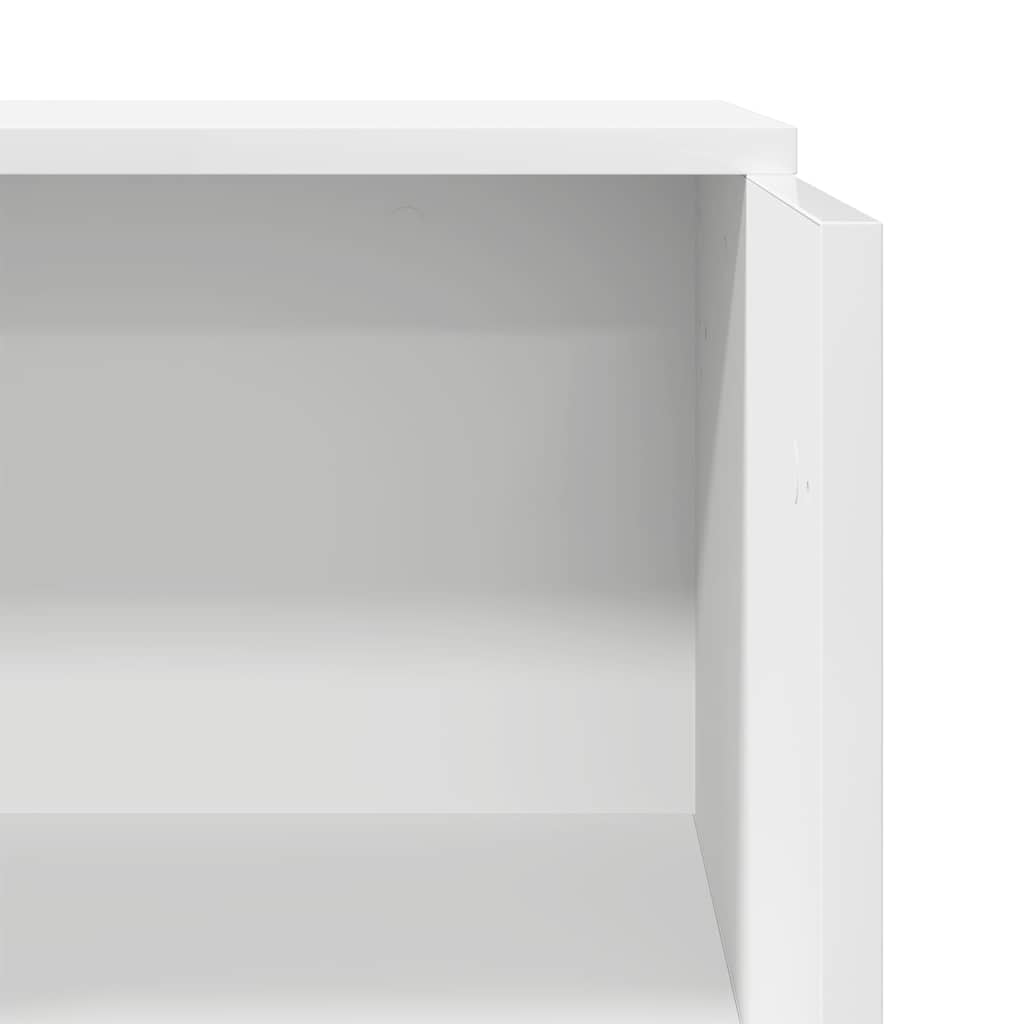Reception Desk White 55x50x103.5 cm Engineered Wood