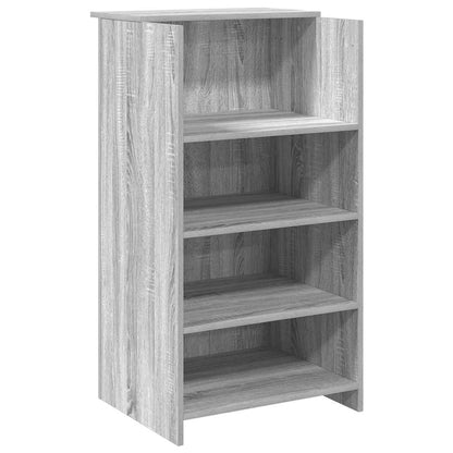Reception Desk Grey Sonoma 55x50x103.5 cm Engineered Wood