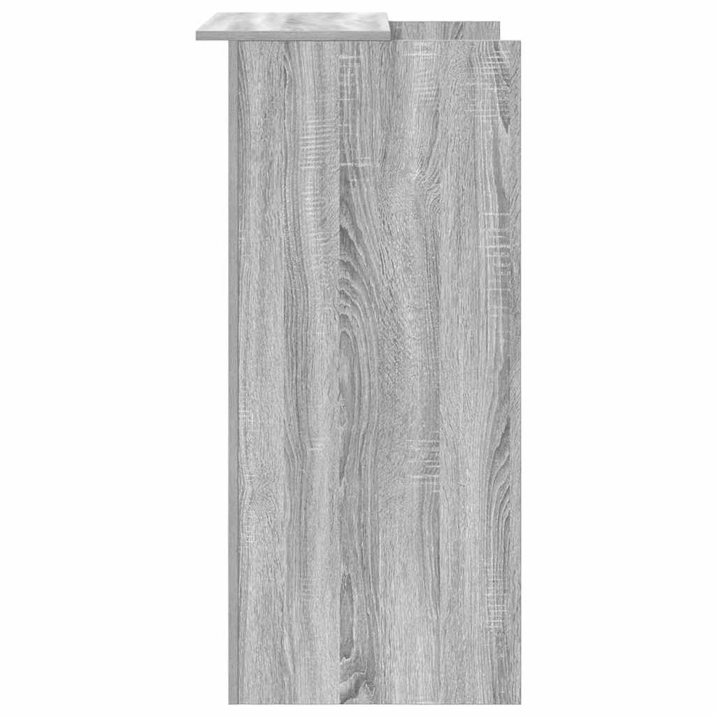 Reception Desk Grey Sonoma 55x50x103.5 cm Engineered Wood