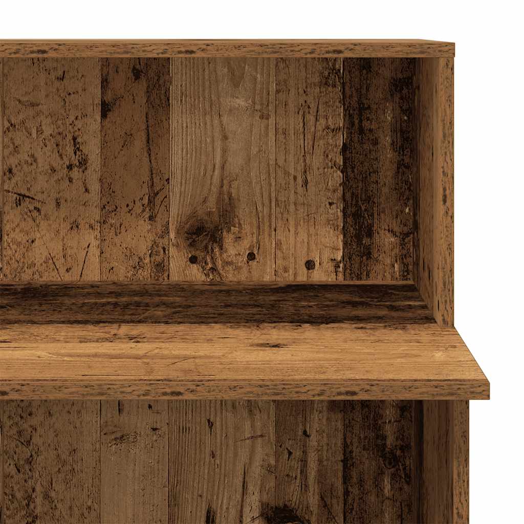Reception Desk Old Wood 100x50x103.5 cm Engineered Wood