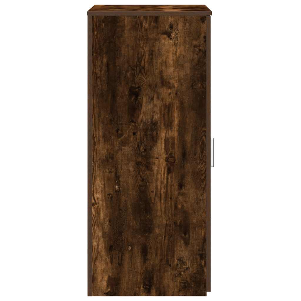 Storage Cabinet Smoked Oak 50x45x103.5 cm Engineered Wood