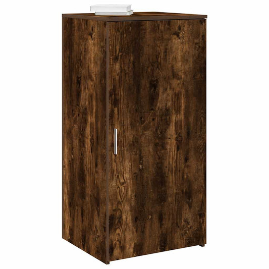 Storage Cabinet Smoked Oak 50x45x103.5 cm Engineered Wood