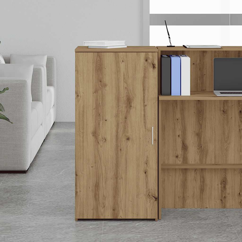 Storage Cabinet Artisan Oak 50x45x103.5 cm Engineered Wood