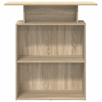 Reception Desk Sonoma Oak 100x40x104 cm Engineered Wood