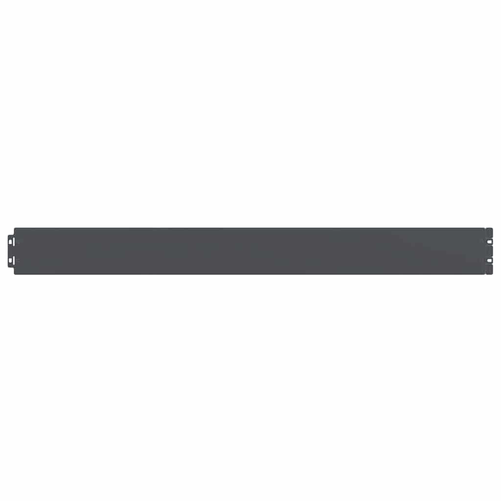 Lawn Edging 10 pcs 10 x 103 cm Cold-rolled steel Anthracite