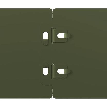 Lawn Edging 10 pcs 10 x 103 cm Cold-rolled steel Olive Green