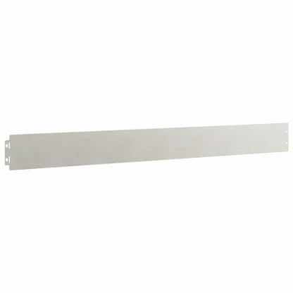 Lawn Edging 10 pcs 10 x 103 cm Stainless Steel Silver