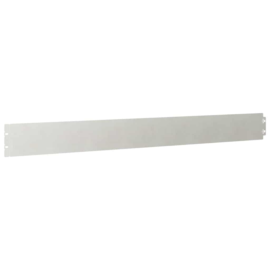 Lawn Edging 10 pcs 10 x 103 cm Stainless Steel Silver