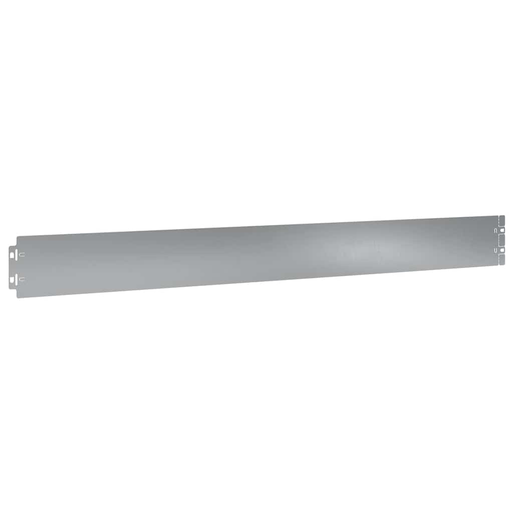 Lawn Edging 10 pcs 10 x 103 cm Galvanised Steel Silver
