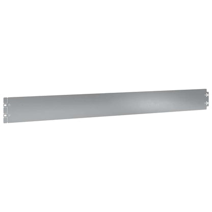 Lawn Edging 10 pcs 10 x 103 cm Galvanised Steel Silver