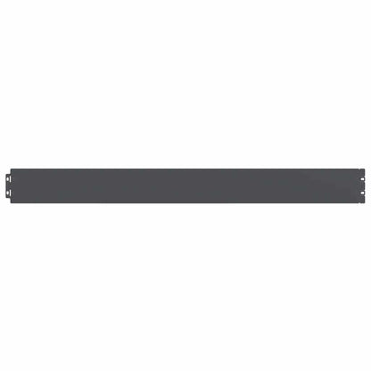 Lawn Edging 50 pcs 10 x 103 cm Cold-rolled steel Anthracite