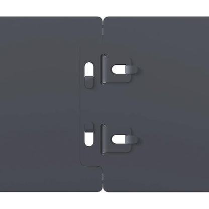 Lawn Edging 50 pcs 10 x 103 cm Cold-rolled steel Anthracite