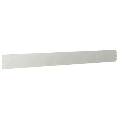 Lawn Edging 50 pcs 10 x 103 cm Stainless Steel Silver
