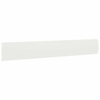 Lawn Edging 10 pcs 15 x 103 cm Cold-rolled steel White