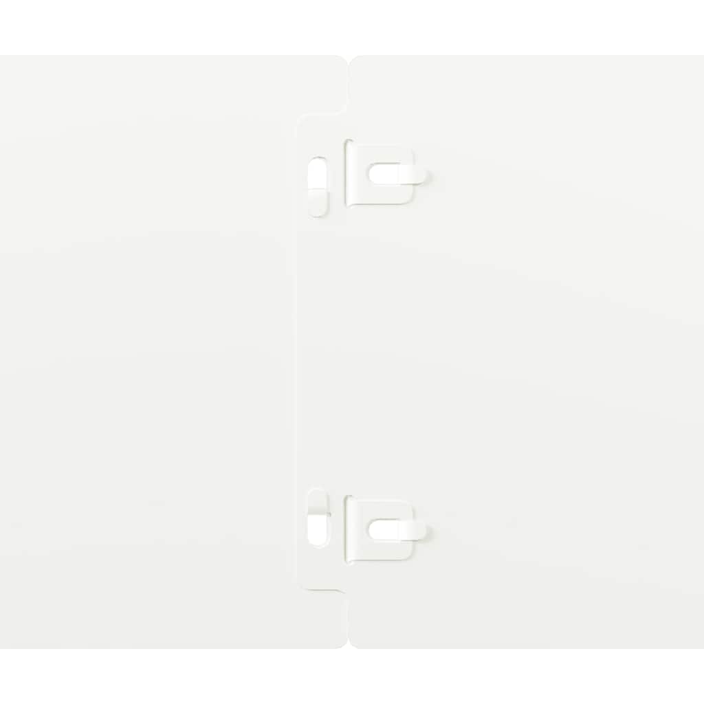 Lawn Edging 10 pcs 15 x 103 cm Cold-rolled steel White